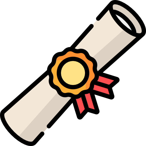 Diplome illustrant la qualification du coach sportif